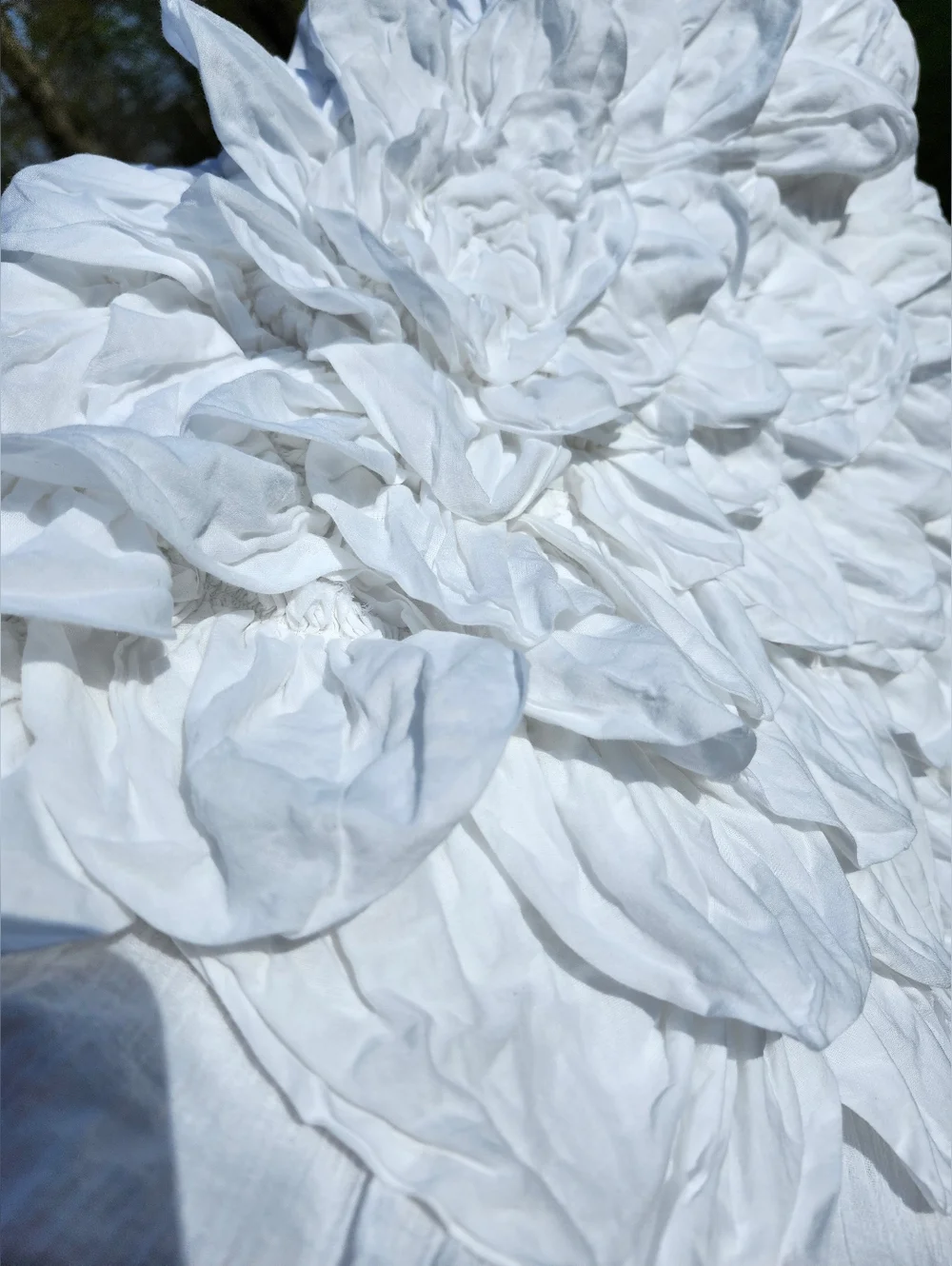 RARE Anthropologie Georgina Queen Duvet Cover Shams Euro Shams Bedskirt White